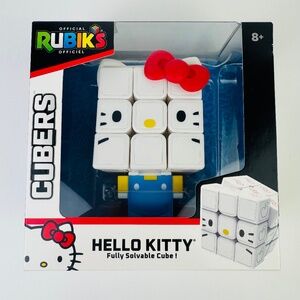 HELLO KITTY Official Rubik's Cube Cubers Fully Solvable Cube with Bow/Body/Stand